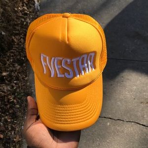 Fvestar Yellow Trucker Hats
